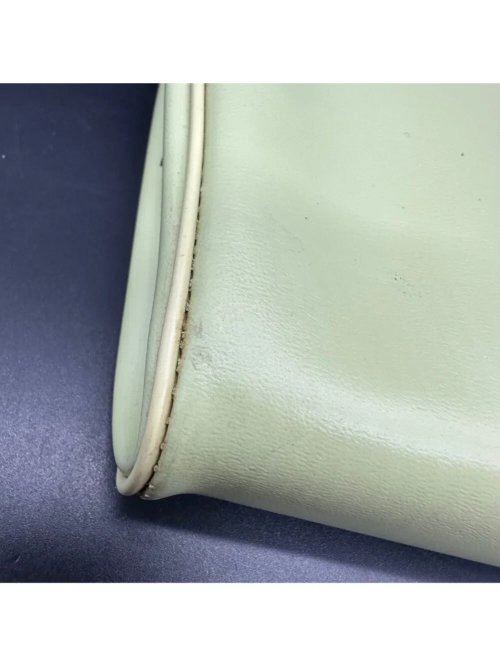 Vintage Green Clutch Purse Handbag Mid Century Retro Fashion Convertible Handle - Picture 8 of 13